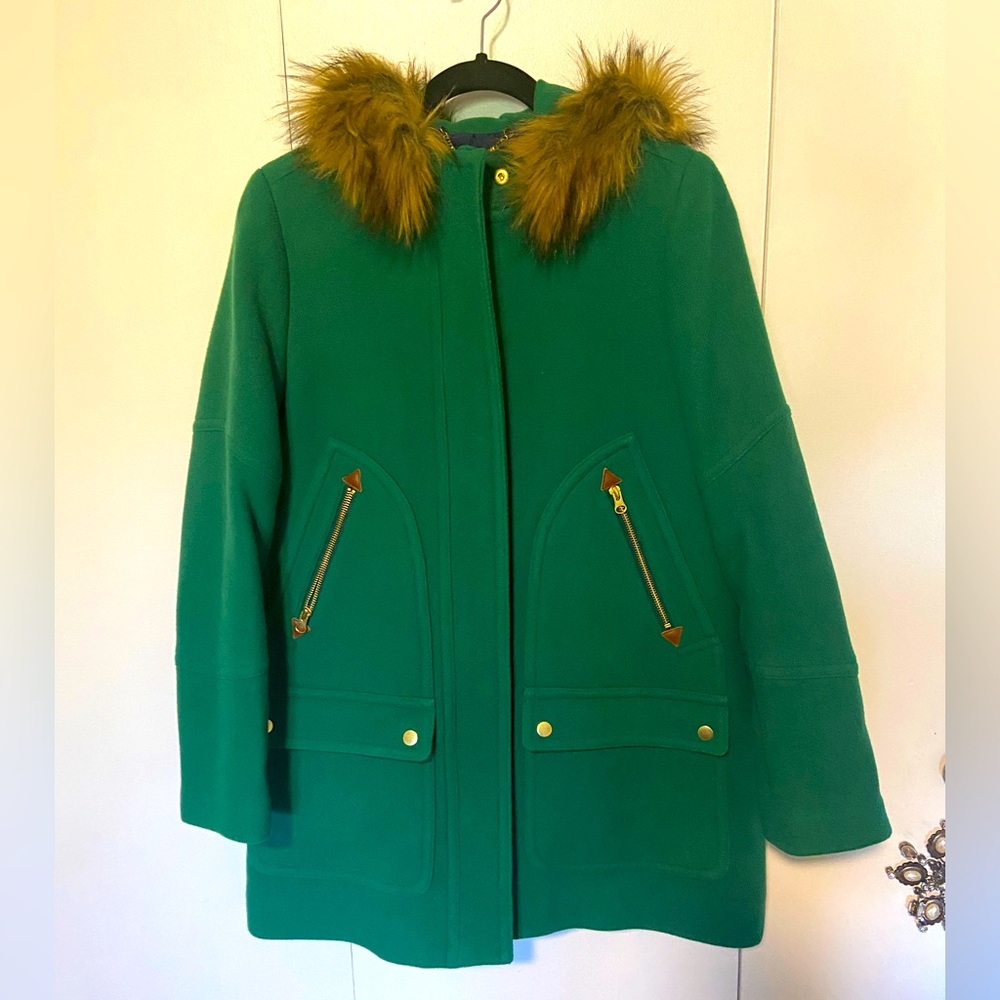 Jcrew parka, size 6